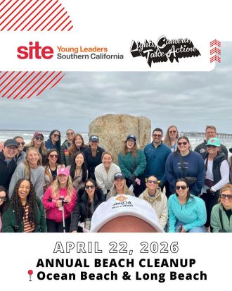 SITE Southern California Young Leaders Annual Beach Cleanup, April 22, 2026, Ocean Beach and Long Beach.