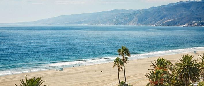 view of Santa Monica beach